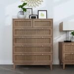6 Drawer 85" W Chest Of Drawers