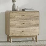 Tachaka 3 Drawer Chest Oak