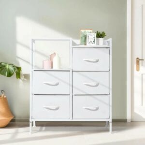 5-drawer Chest Of Drawers With Steel Frame