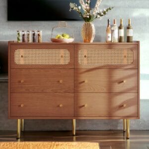 Ardingly 120cm W 6 - Drawer Chest of Drawers