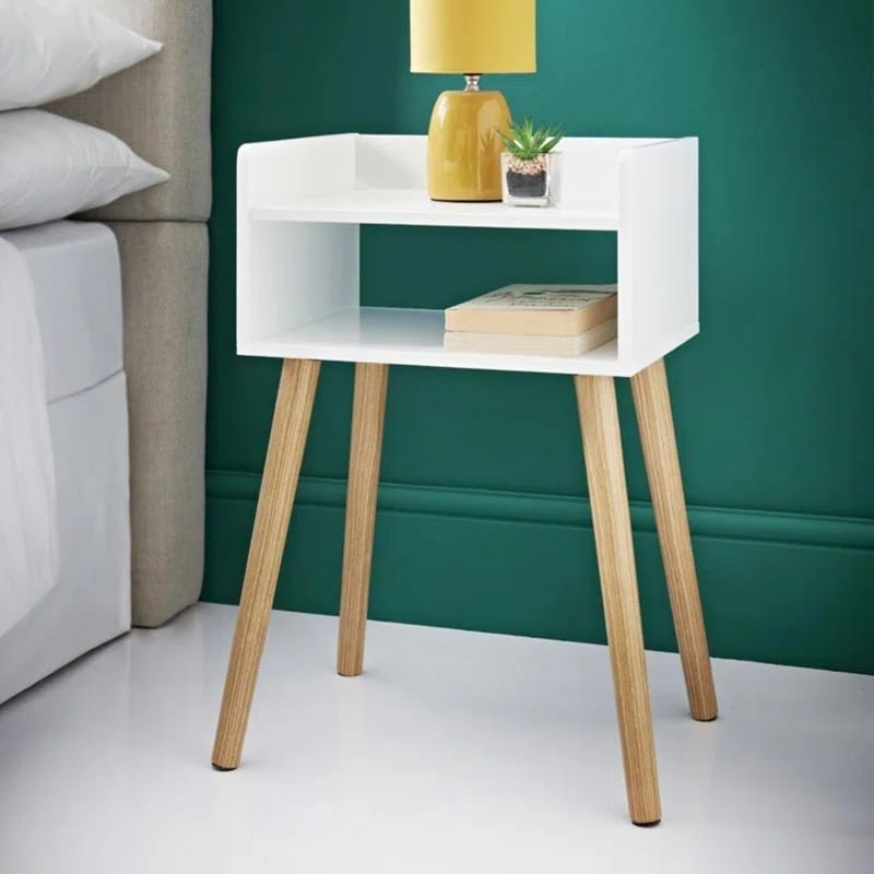Ontario 40cm W Manufactured Wood Bedside Table