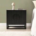 Black Rectangle Accent Cabinet