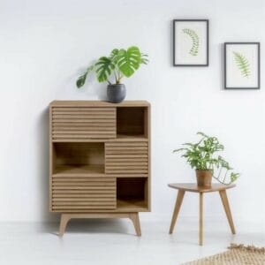 Three-tier Display Storage Cabinet Stand