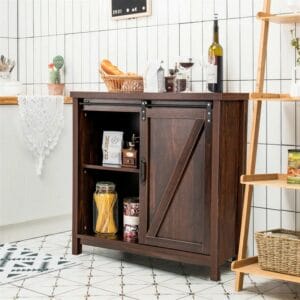 Metal Rectangle Accent Cabinet