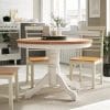 Conklin Round Solid Wood Base Dining Table