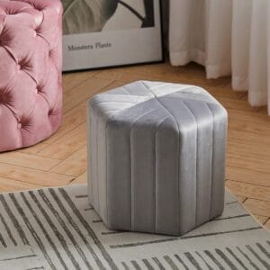 Novelty Solid Colour Footstool Ottoman