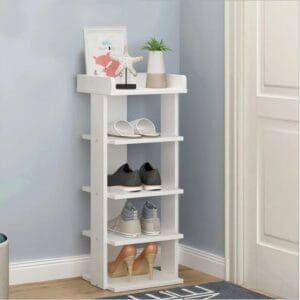 open 5 Pair Shoe Rack