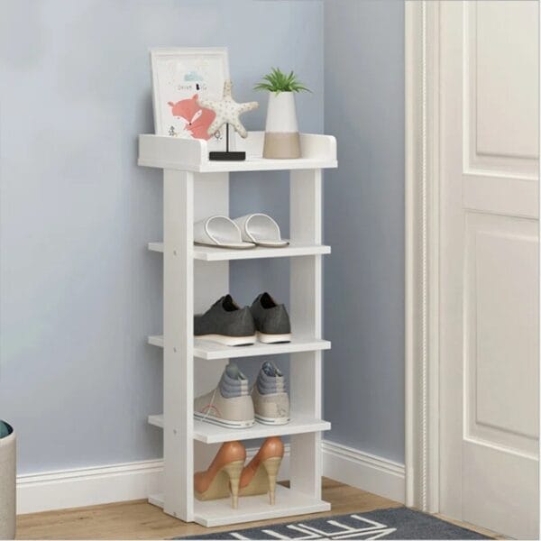 open 5 Pair Shoe Rack