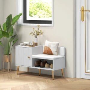 4 Pair Shoe Storage Bench