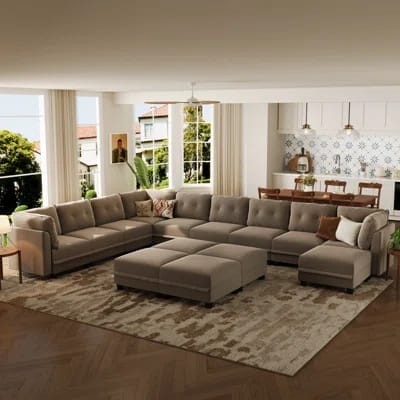 مجموعة غرفة معيشة دانيس المكونة من 15 قطعة