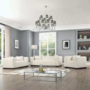 Peggy 3 - Piece Velvet Living Room Set