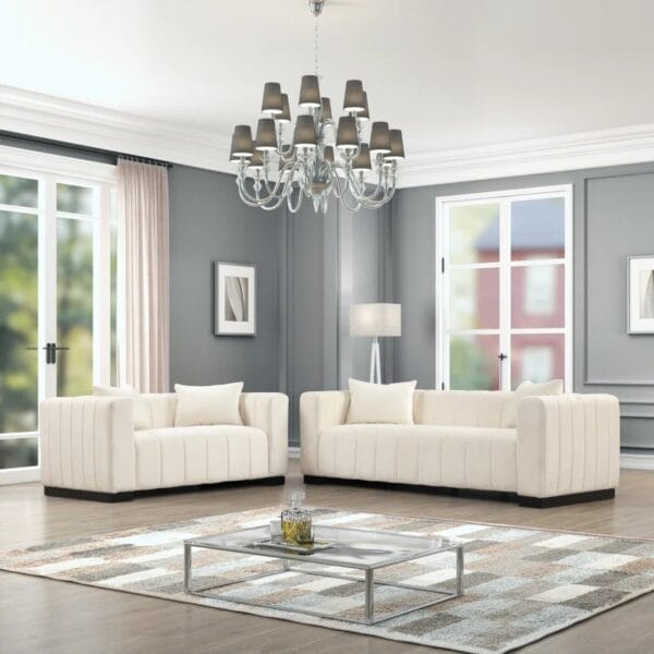 Avrah 2 - Piece Velvet Living Room Set