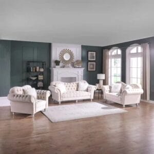 Dremil 3 - Piece Velvet Living Room Set