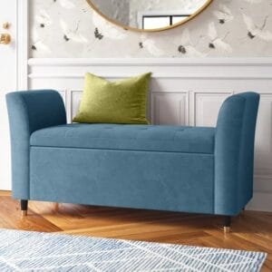 Color Upholstered Storage Bench