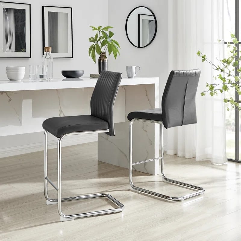 Modern Design Chrome Legs (Set of 2)