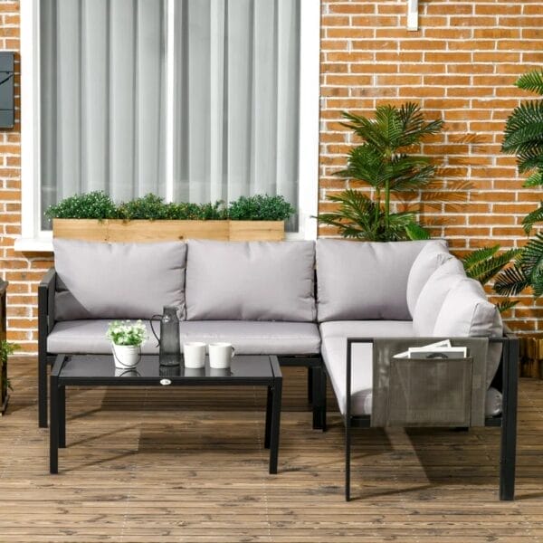 Metal 5 - Person Seating Group
