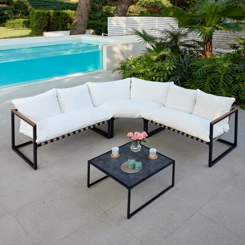 Marbella 5 - Person Garden Lounge Set with Cushions