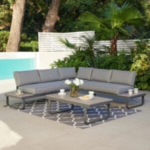 5 - Person Garden Lounge Set with Cushions