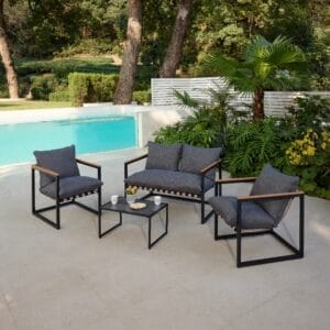 Marbella 4 - Person Garden Lounge Set with Cushions