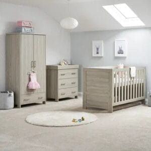 Cot Bed 3-Piece Nursery Furniture Set