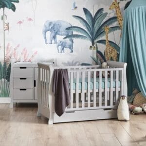 Cot Bed 2-Piece Nursery Furniture Set