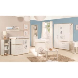 Pia Cot Bed 3-Piece Nursery Furniture Set