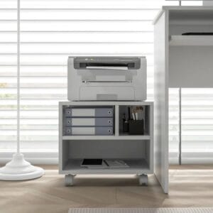 حامل طابعة بعجلات