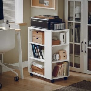 Printer Stand Cart with Wheels