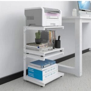 White Printer Stand