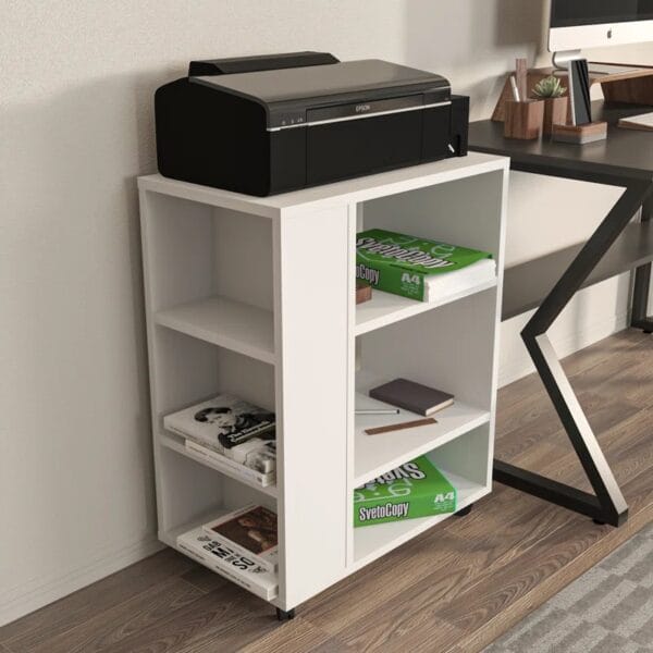Unique Printer Stand with Wheels