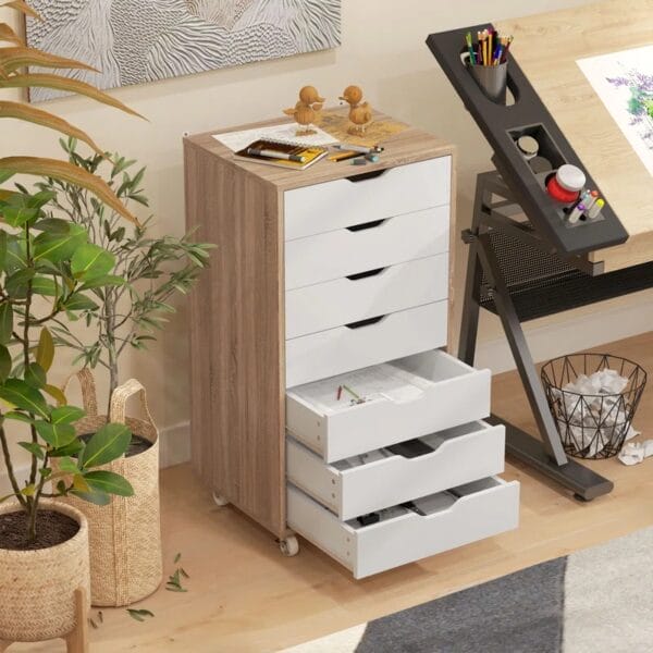 7 Drawer Filing Cabinet
