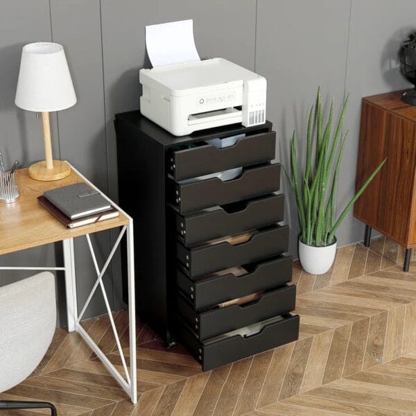 7 -Drawer Mobile File Cabinet