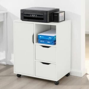 60cm Wide 2 -Drawer Mobile File Cabinet