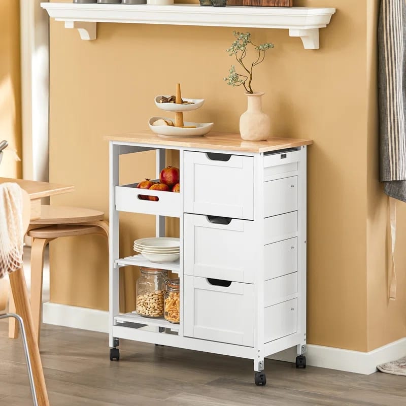Ryland Wood Kitchen Cart