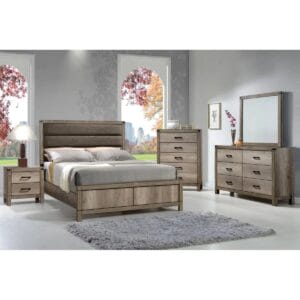 5-1_Nona Melamine Upholstered Panel Bedroom Set