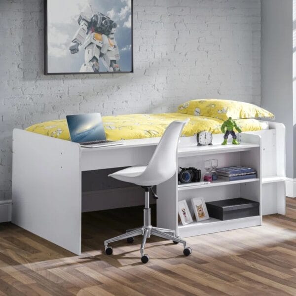 Single Mate's & Captain's Bed with Shelves