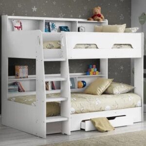 Standard Bunk Bed with Shelves