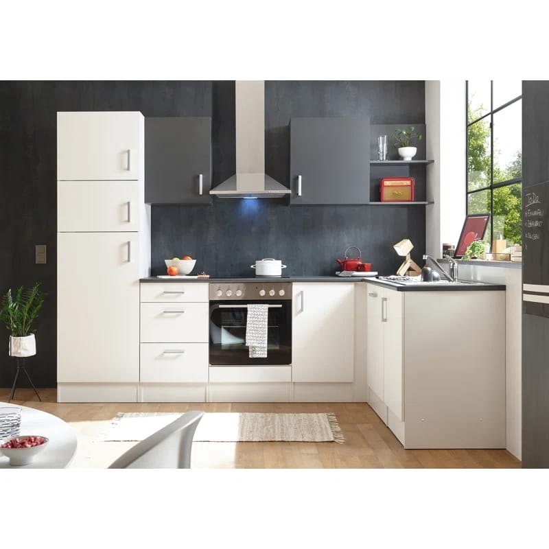 L shape Kitchen Cabinet Set