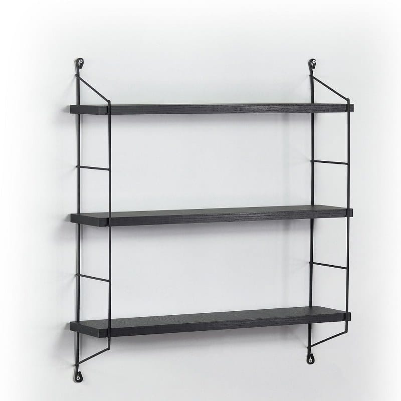 Black Floating Shelves - Black 68X60X15