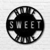 Home sweet home sign Wood wall art 60x60