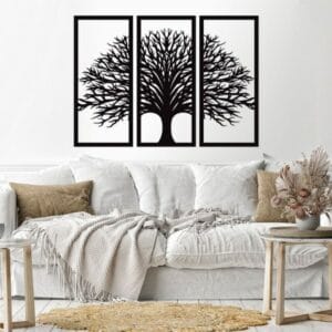 هوم جاليري جدارية شكل شجرة الشتاء ملصق حائط ستيكر 80X130 سم