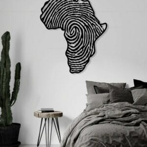 Africa Fingerprint wall Sticker art 80x60