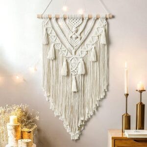 Amazing Macrame Wall Hanging Boho Geometric Woven Handmade