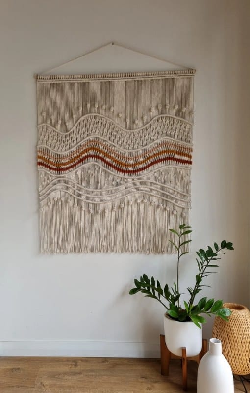 Beautiful Colored Macrame Wall Hanging Large Boho Woven Handmade