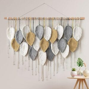 Amazing Macrame Decoration Feather Chic Woven Art Handmade