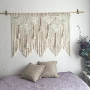 Amazing Macrame headboard Large wall hanging Handmade