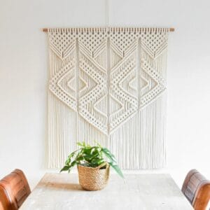 Beautiful Macrame Pattern wall hanging Handmade