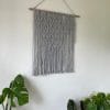 Amazing Grey Macrame Wall Hanging Handmade