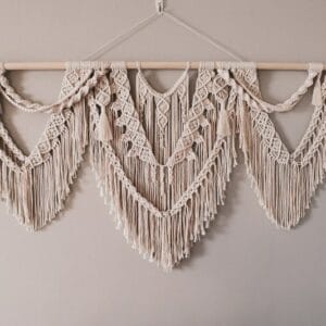 Amazing Macrame Pattern wall hanging Handmade
