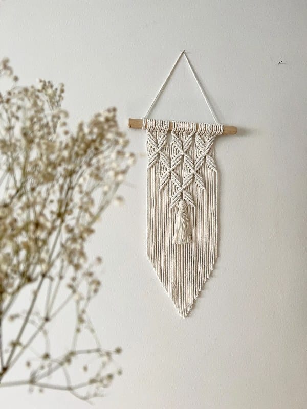 Amazing Small wall style macrame decor Handmade